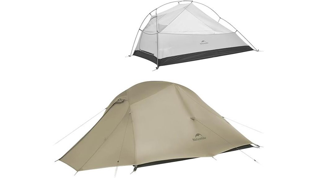lightweight three person tent