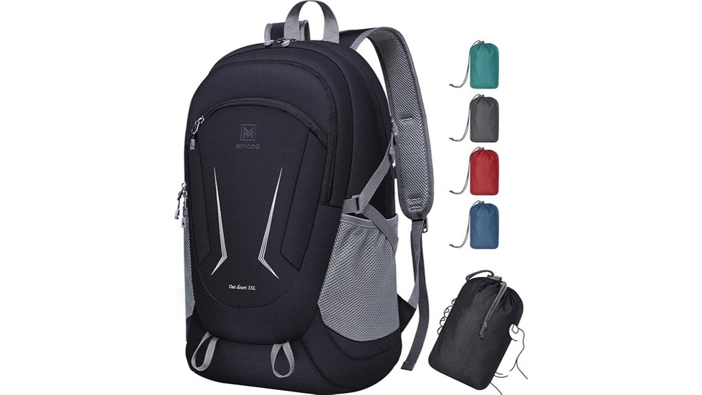 lightweight travel packable backpack