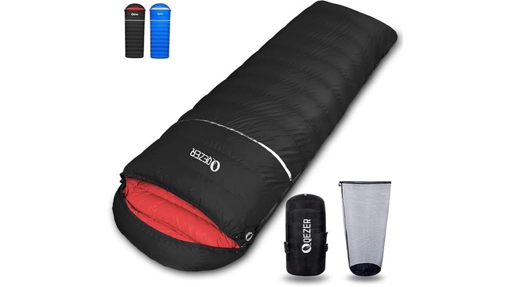 lightweight warm sleeping bag