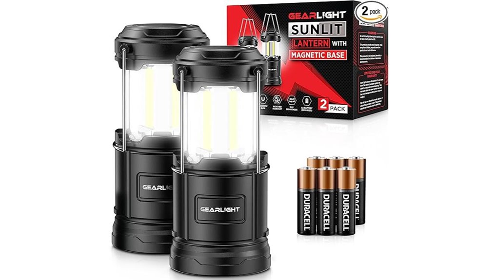 magnetic base camping lantern