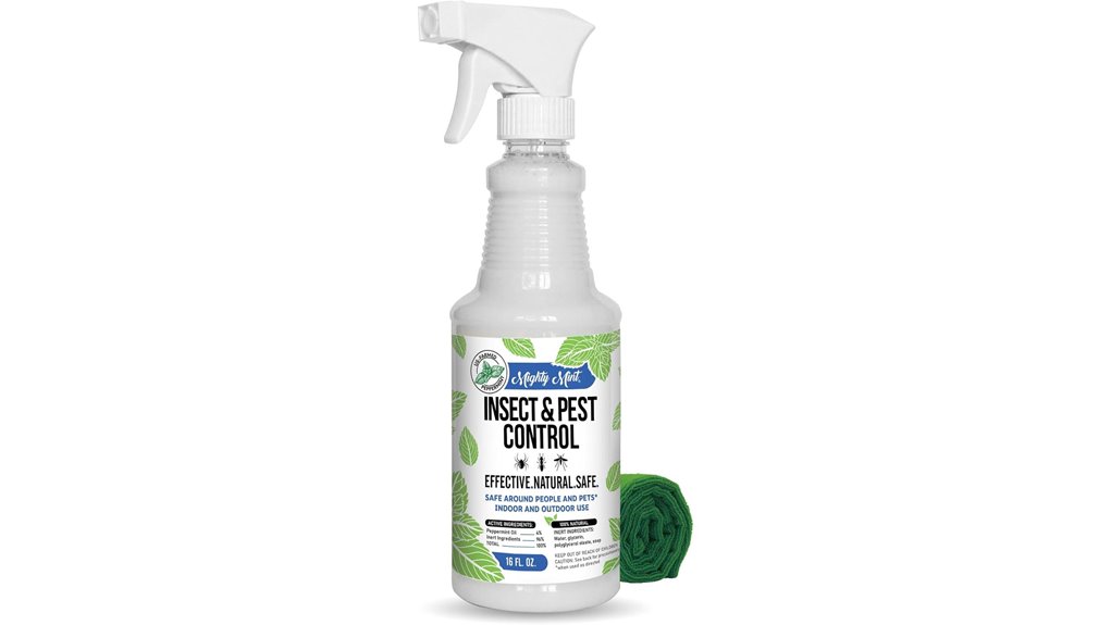 minty insect repellent spray