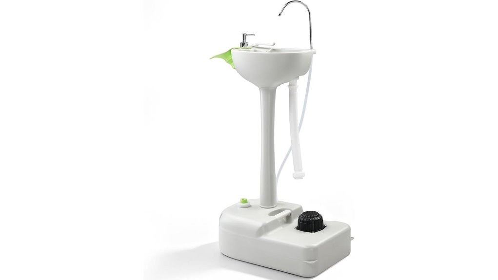 mobile camping sink dispenser