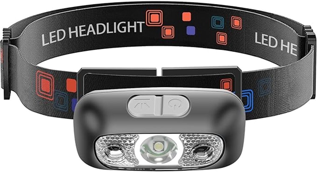motion sensor usb c headlamp