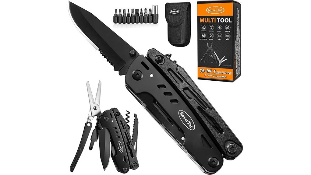 multitool with pliers scissors