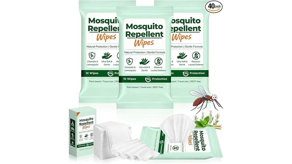 natural citronella mosquito wipes