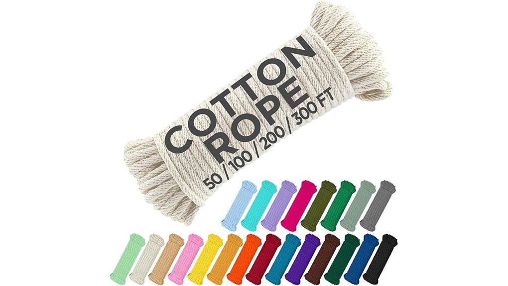 natural cotton braided rope