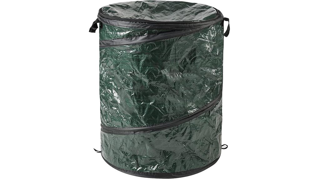 outdoor collapsible garbage can