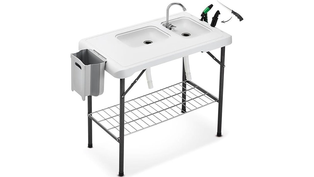 outdoor fish cleaning station