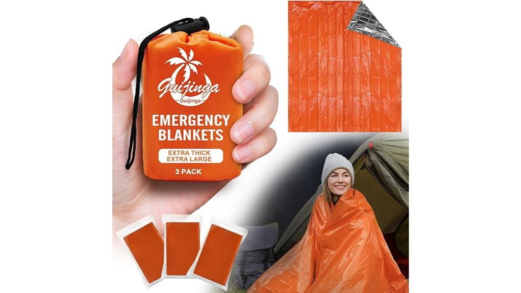 outdoor survival emergency blankets