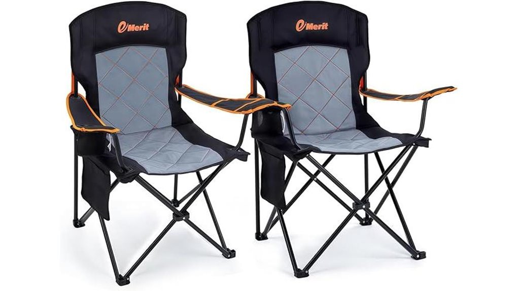 oversized camping chair set