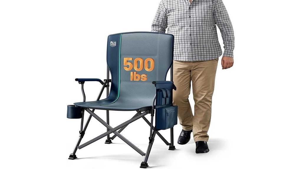 oversized camping chair with cooler