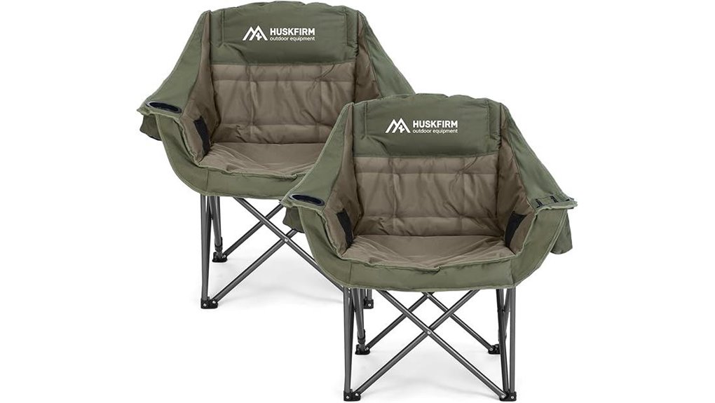 oversized chairs with cooler