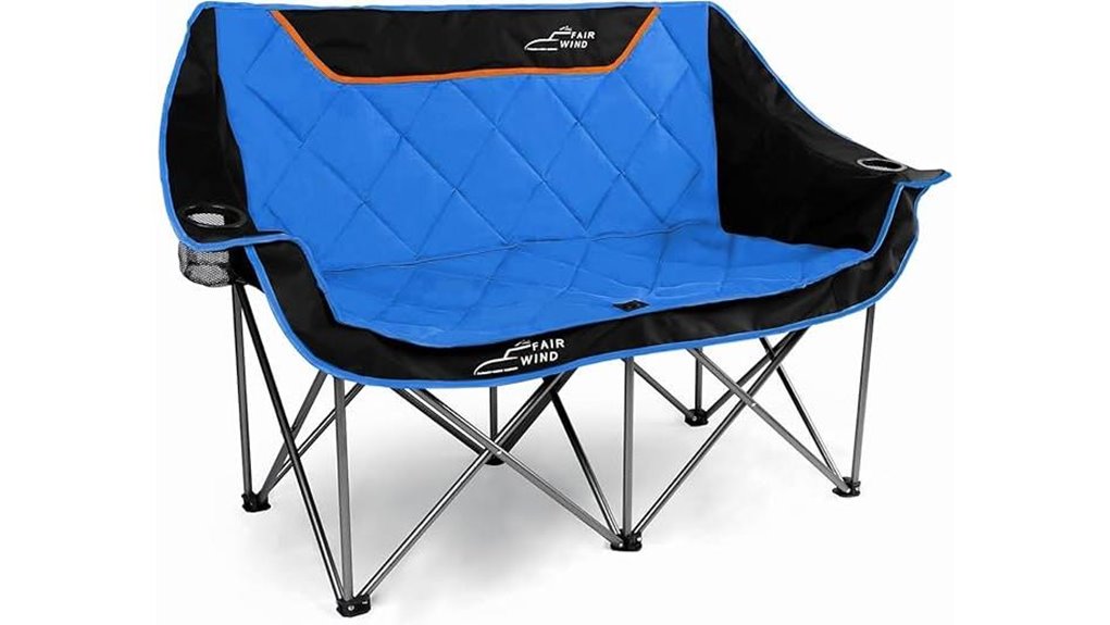 oversized padded camping chair