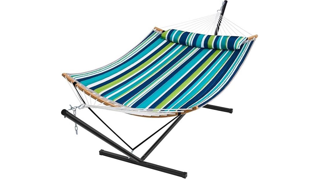padded double hammock set