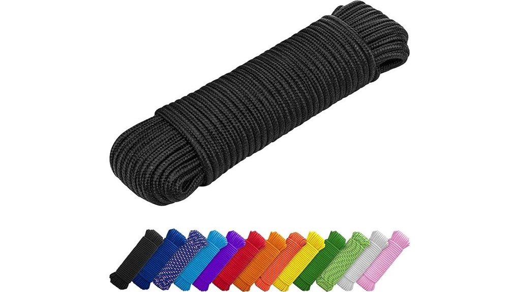 polypropylene utility rope black