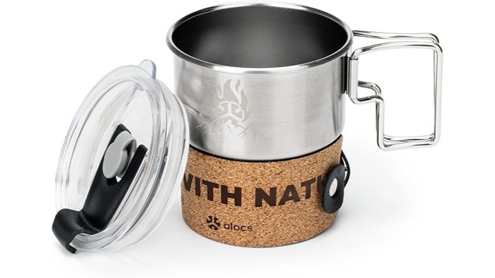 portable 10 oz camping mug