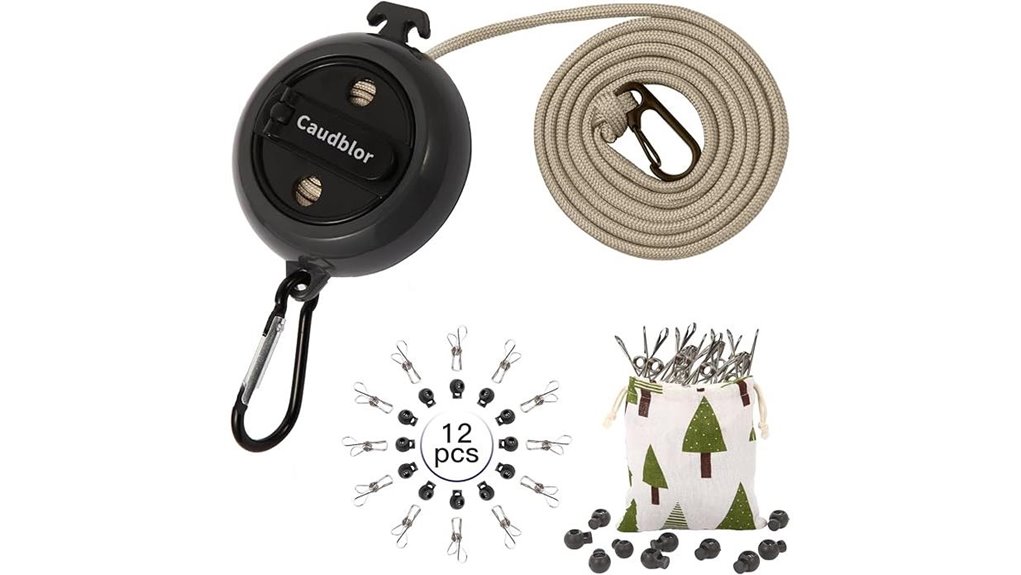 portable 33ft travel clothesline