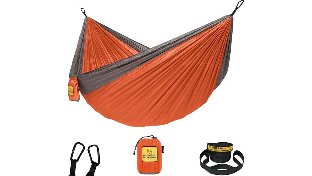 portable 500lbs hammock setup