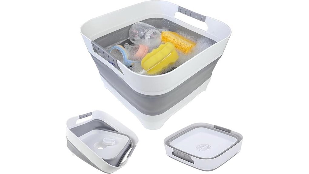 portable baby bottle basin