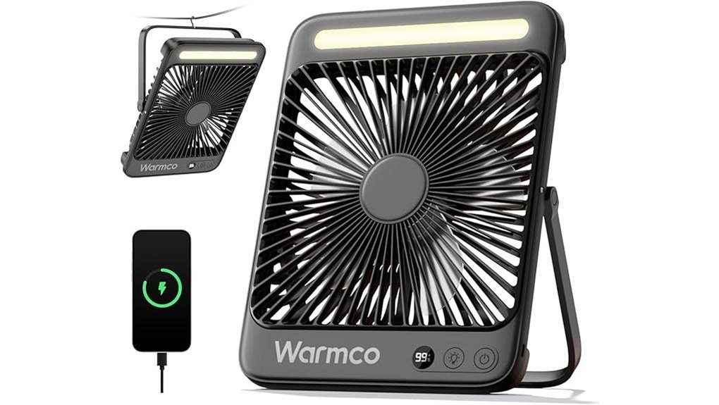 portable battery powered fan