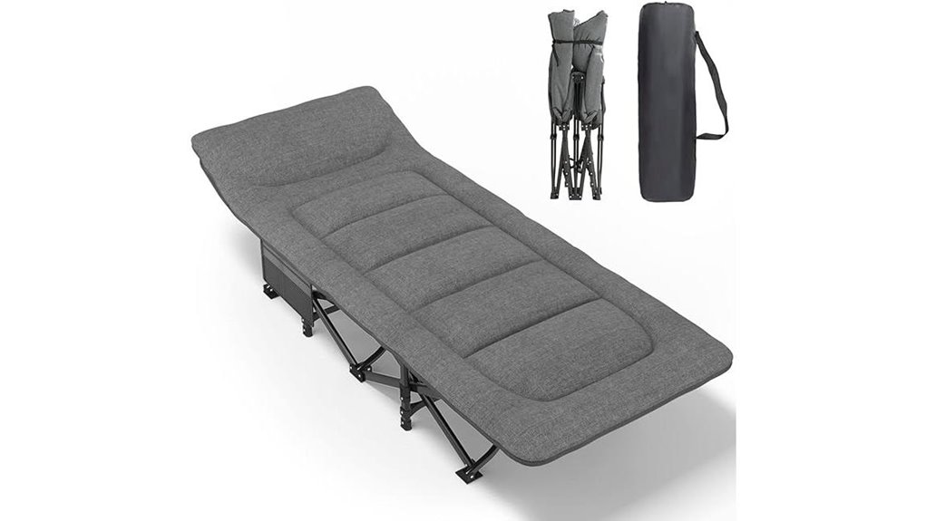 portable camping cot set