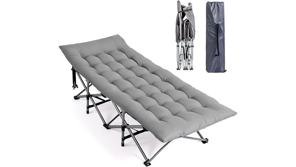 portable camping cot set