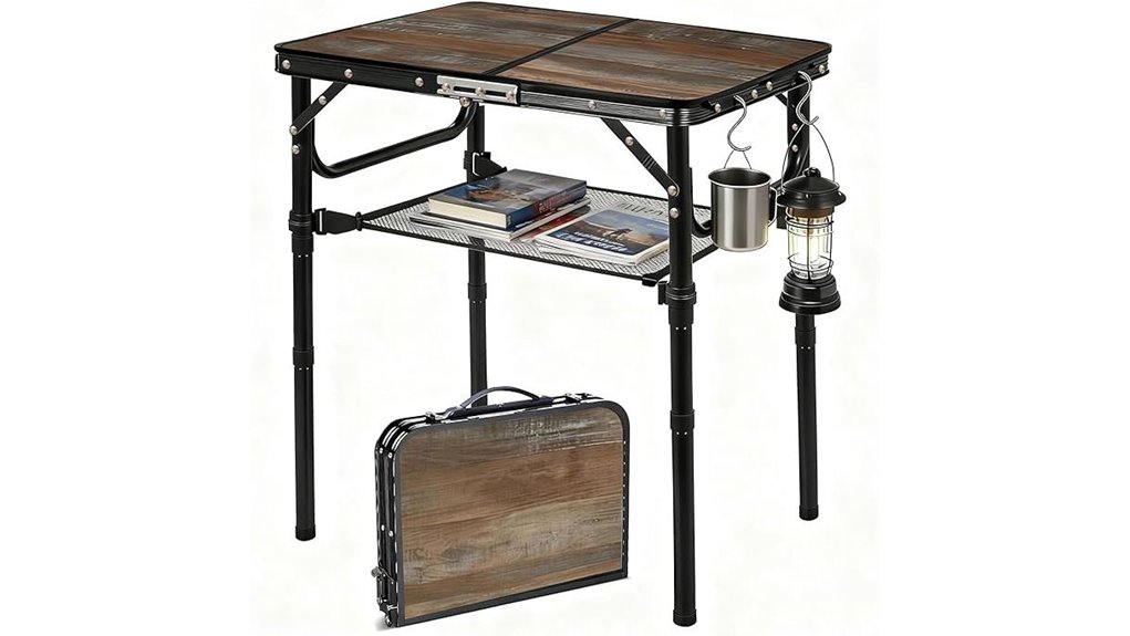 portable camping folding table