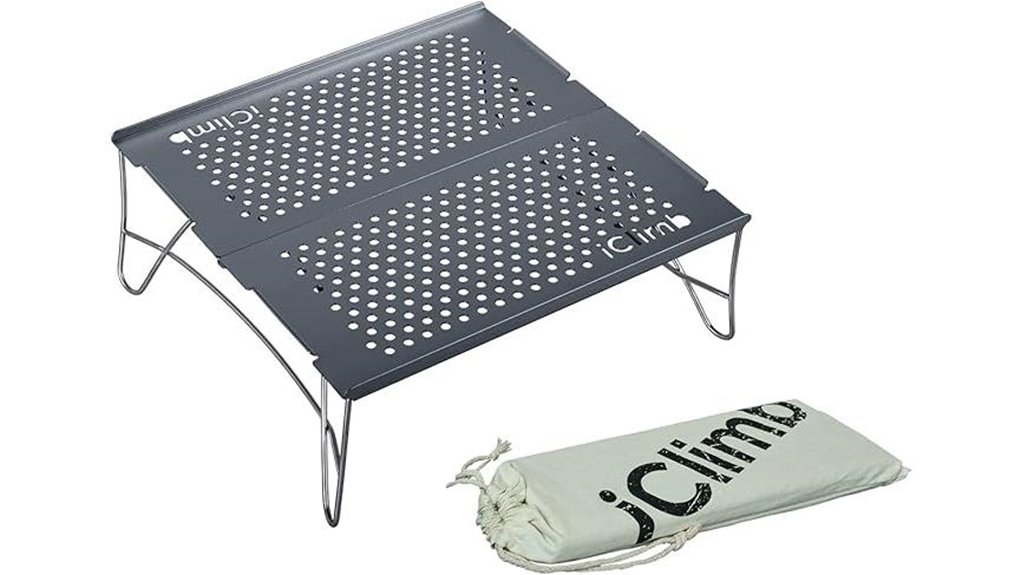 portable camping folding table