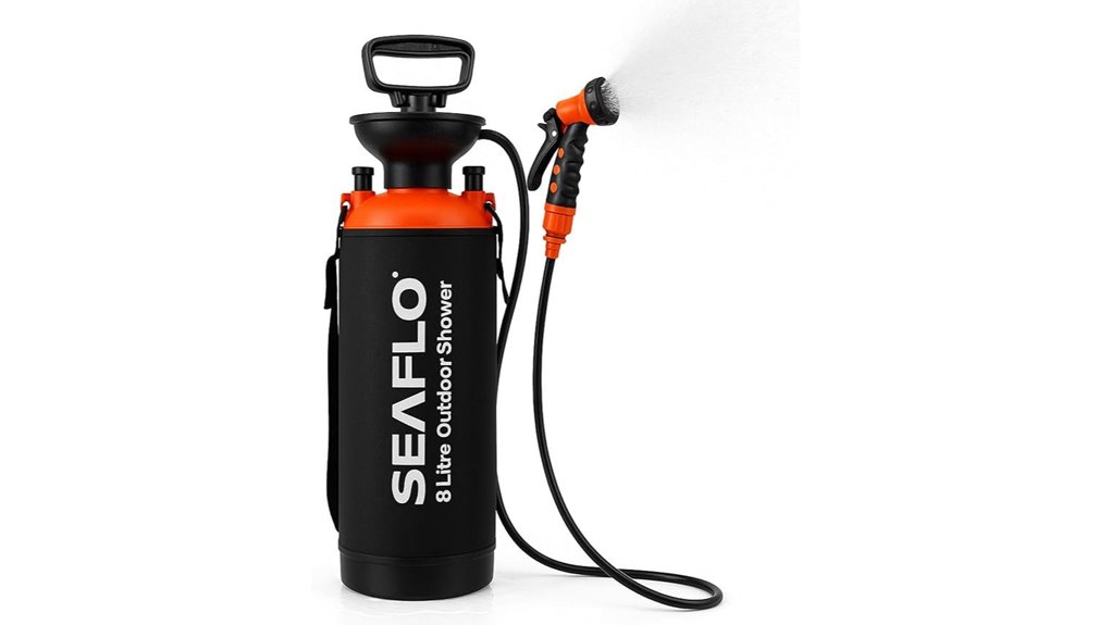 portable camping shower system