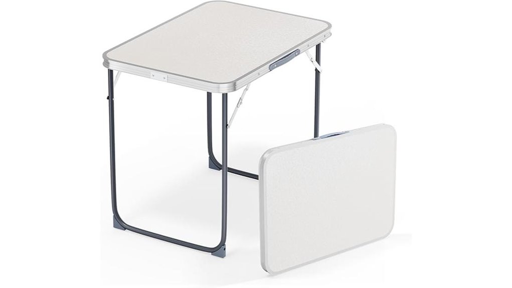 portable camping table features