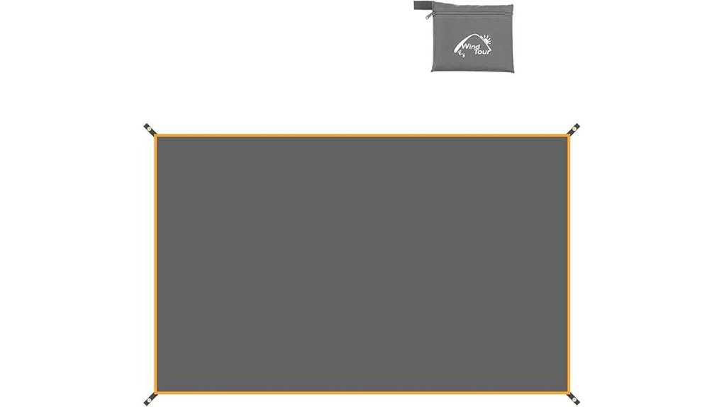 portable camping tarp solution