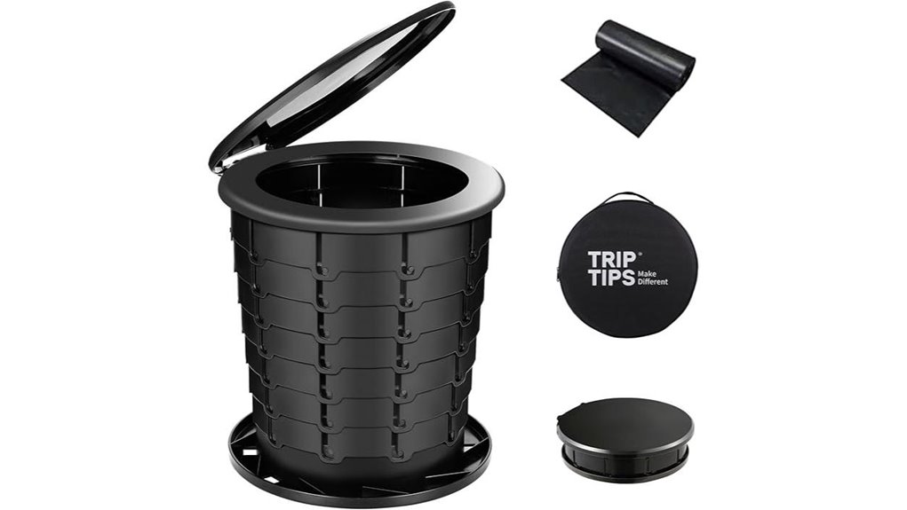 portable camping toilet solution