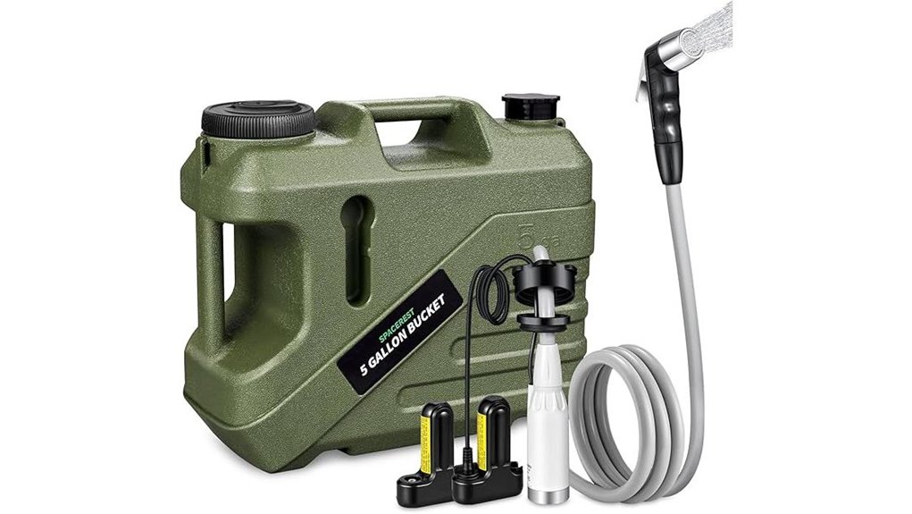 portable camping water shower