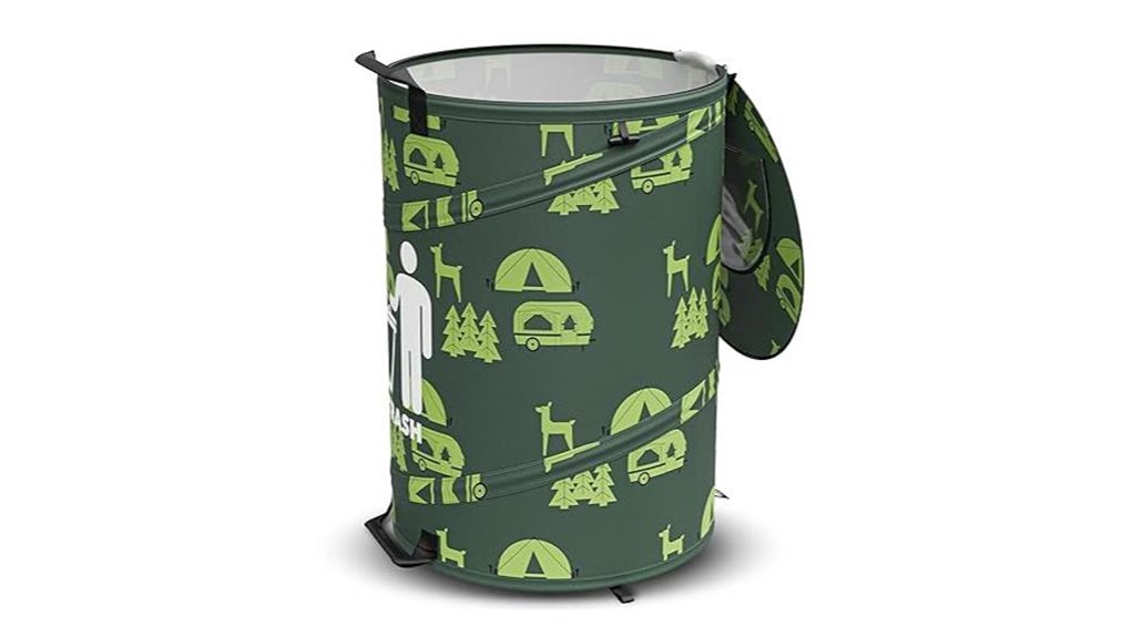portable collapsible trash solution