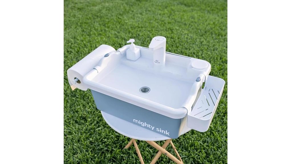 portable electronic wash station