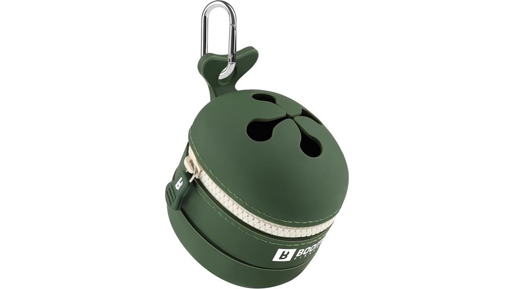 portable fishing trash pouch