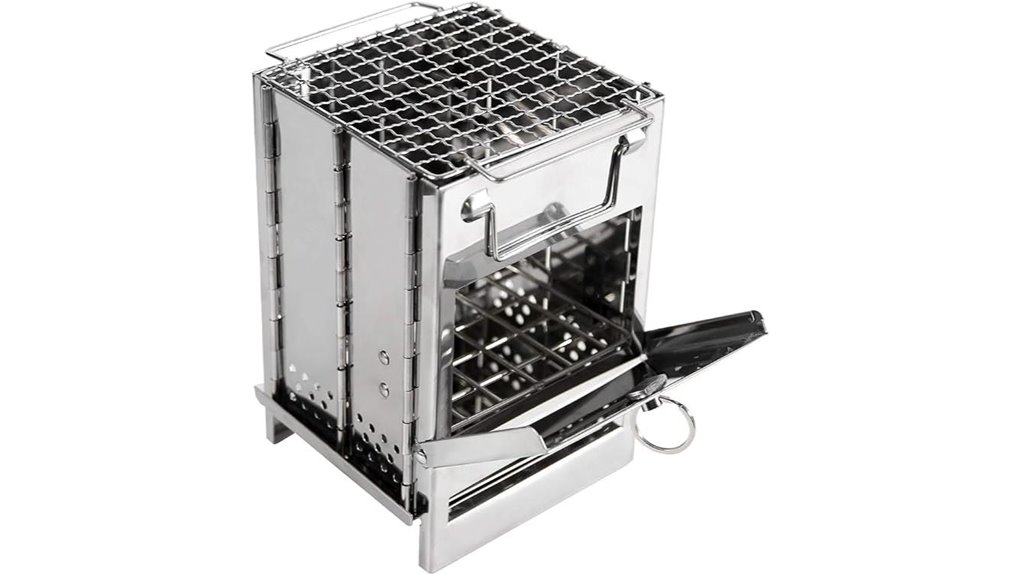 portable folding camp stove