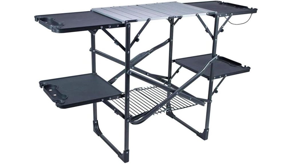portable folding kitchen table
