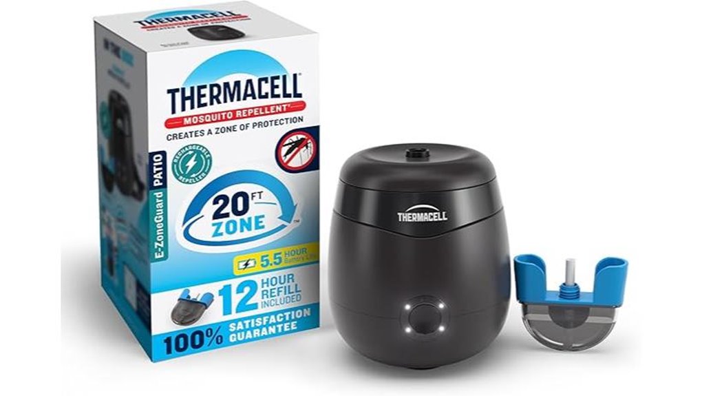 portable mosquito repellent device