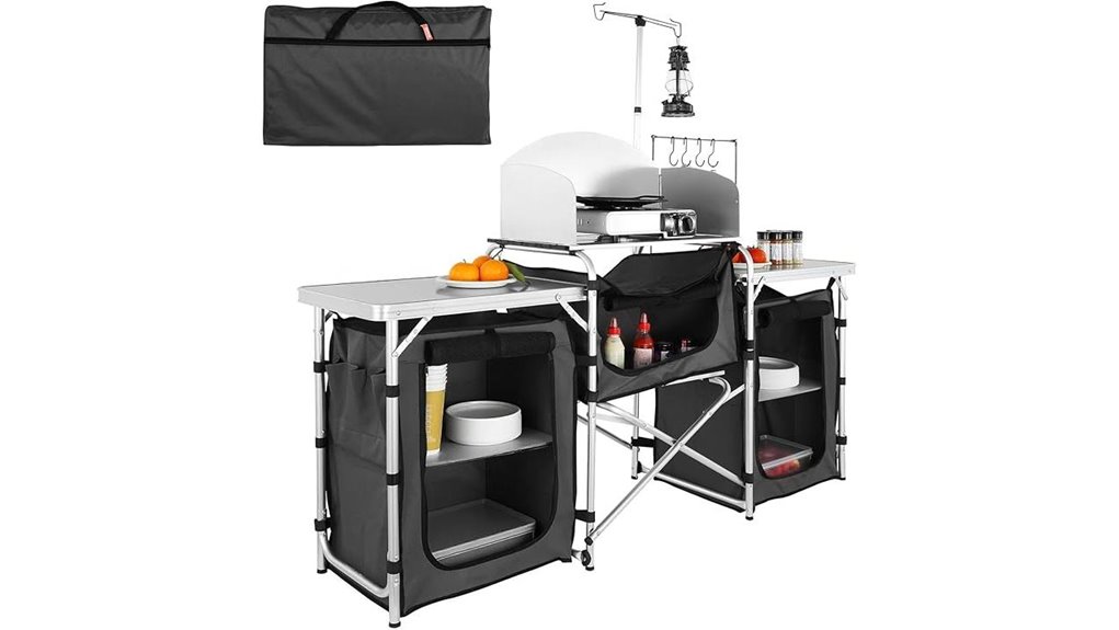 portable outdoor cooking station
