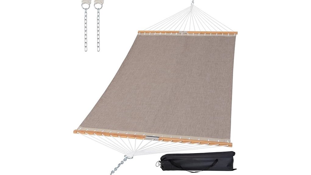 portable outdoor hammock setup