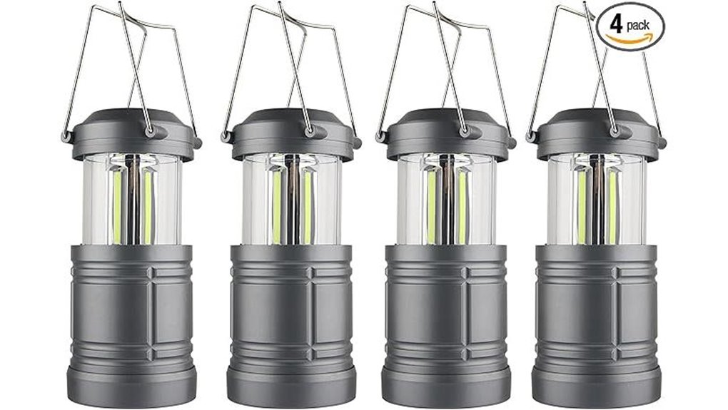 portable outdoor lighting set