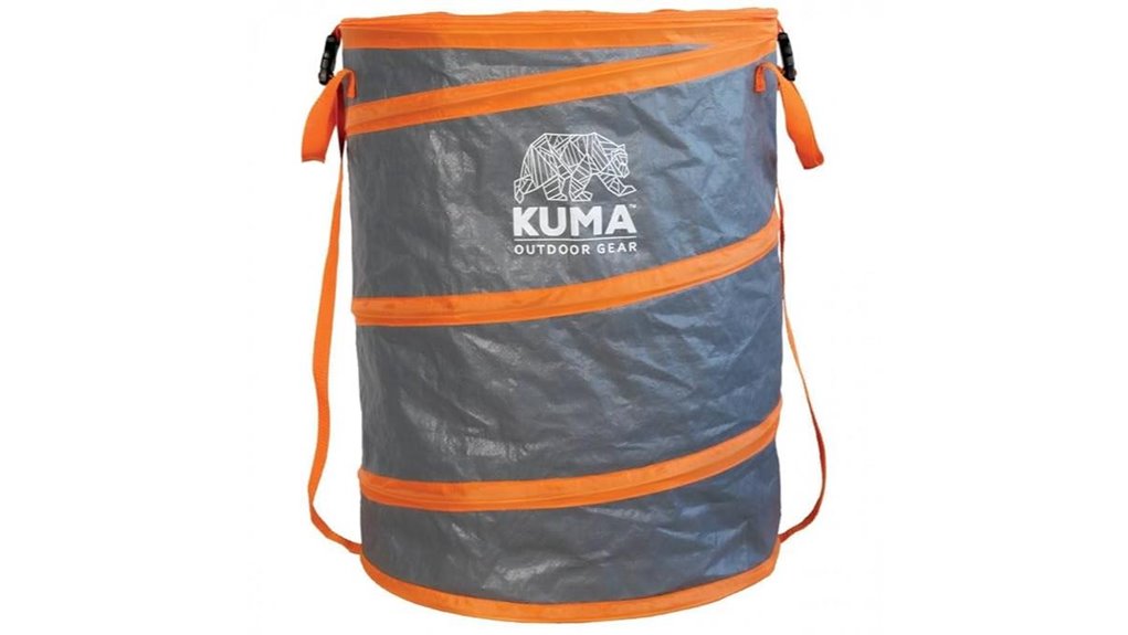 portable outdoor waste container