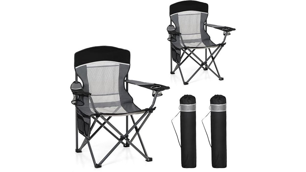 portable oversized mesh chair