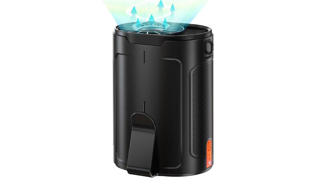 portable rechargeable fan power