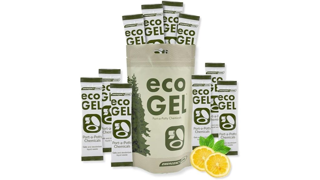 portable restroom cleaning solution