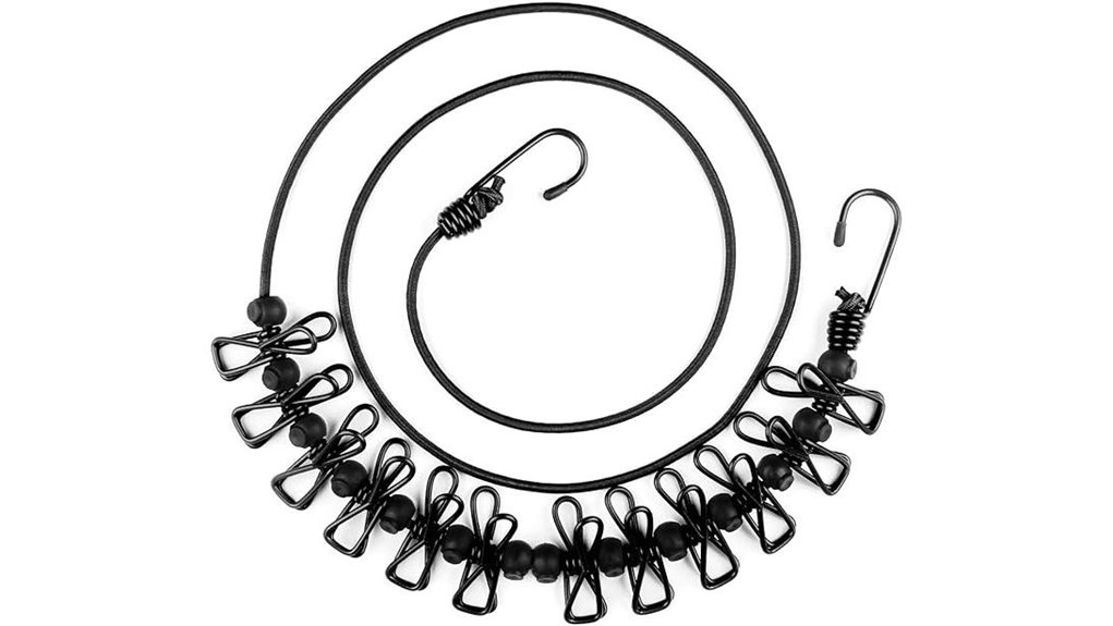 portable retractable clothesline kit