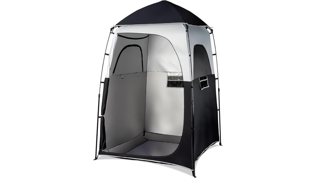 portable shower tent solution