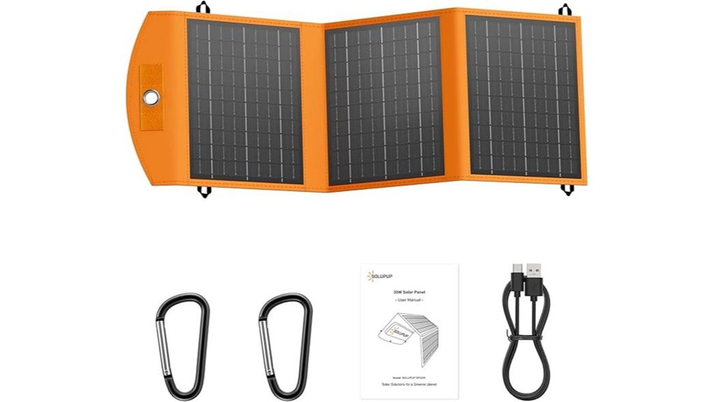 portable solar charger device