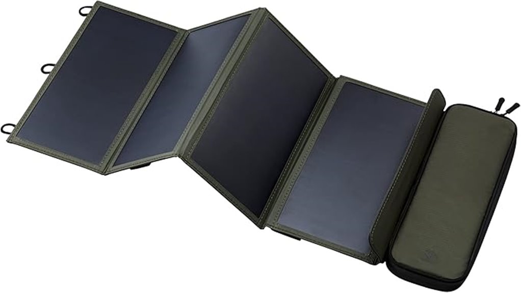 portable solar charger device